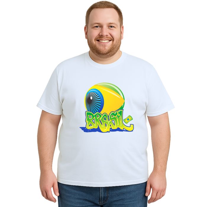 Camiseta Brasil de Olho Futebol Estampa Personalizada