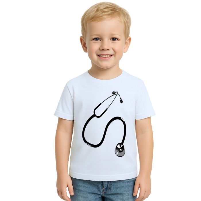Camiseta Medicina Estetoscópio Estampa Personalizada