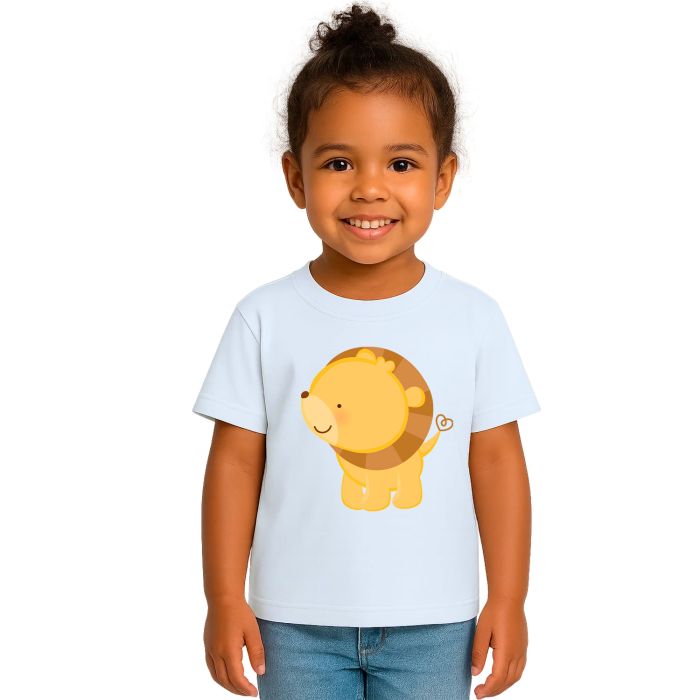 Camiseta Mini Leão King Lion Estampa Personalizada