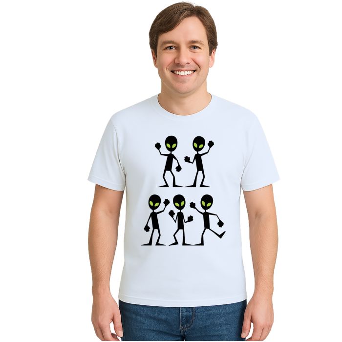 Camiseta Et Dançando Extraterrestre Alienígena Personalizada