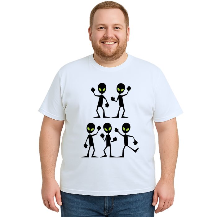 Camiseta Et Dançando Extraterrestre Alienígena Personalizada