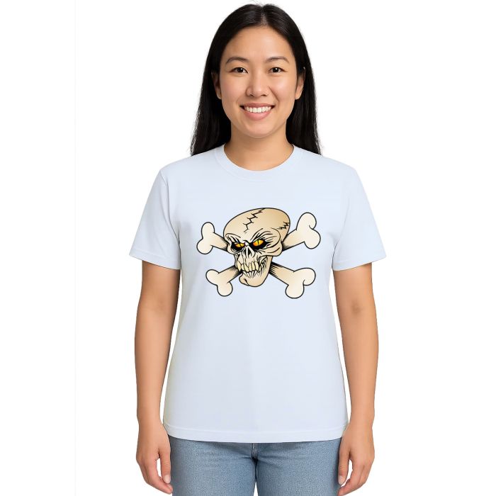 Camiseta Caveira Ossos Criativa Estampa Personalizada
