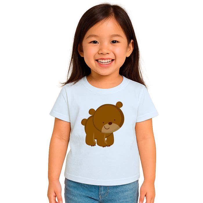 Camiseta Ursinho Super Feliz Estampa Personalizada