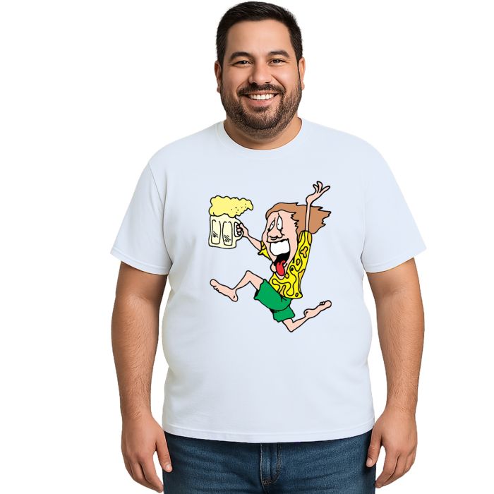 Camiseta Louco Por Cerveja Estampa Personalizada