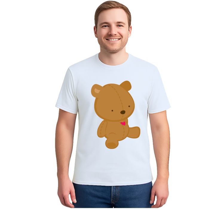 Camiseta Ursinho Love Urso Estampa Personalizada
