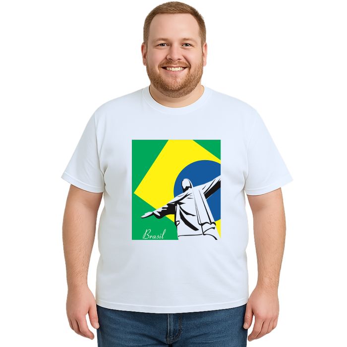 Camiseta Brasil Cristo RJ Rio de Janeiro Personalizada
