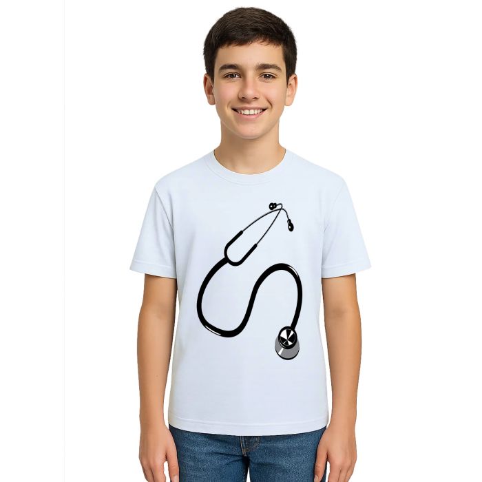 Camiseta Medicina Estetoscópio Estampa Personalizada