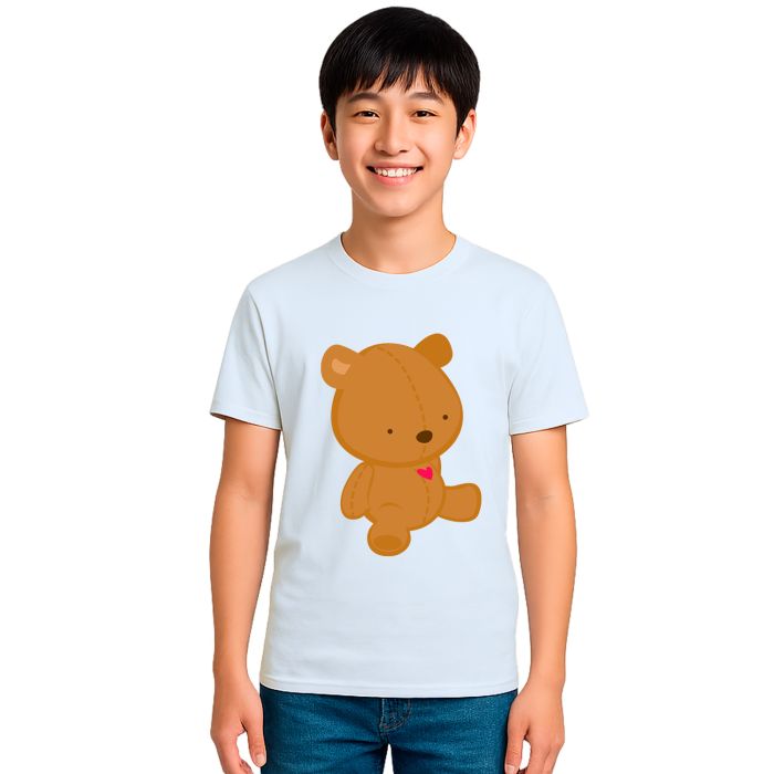 Camiseta Ursinho Love Urso Estampa Personalizada