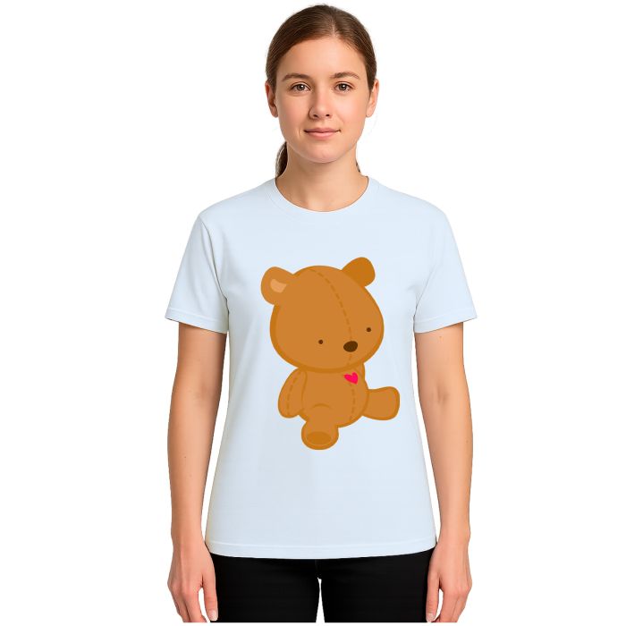 Camiseta Ursinho Love Urso Estampa Personalizada