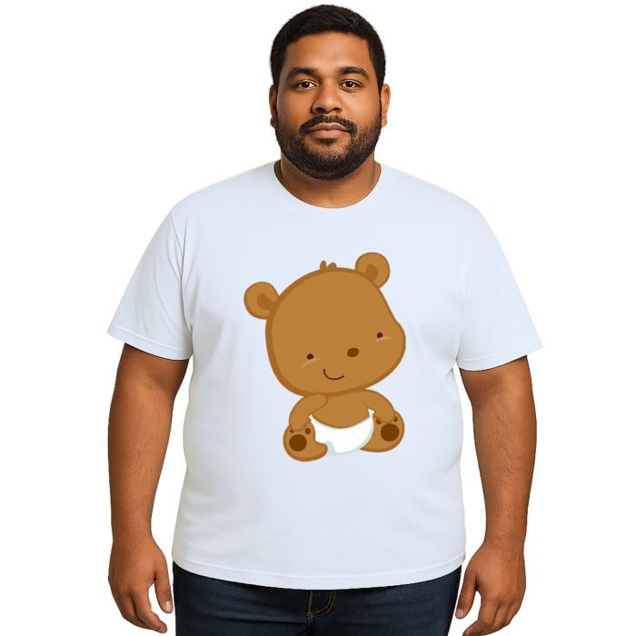 Camiseta Ursinho Baby Urso Estampa Personalizada