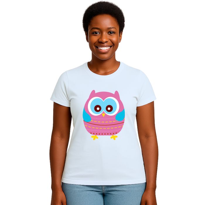 Camiseta Coruja Corujinha Estampa Personalizada