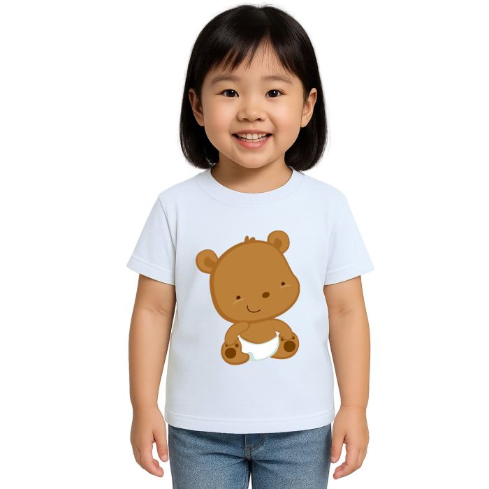 Camiseta Ursinho Baby Urso Estampa Personalizada