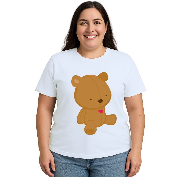 Camiseta Ursinho Love Urso Estampa Personalizada