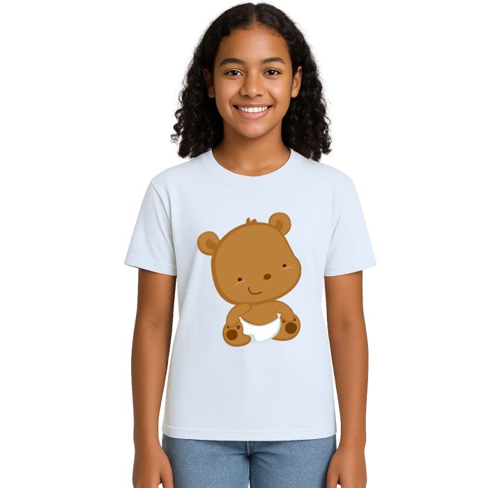 Camiseta Ursinho Baby Urso Estampa Personalizada