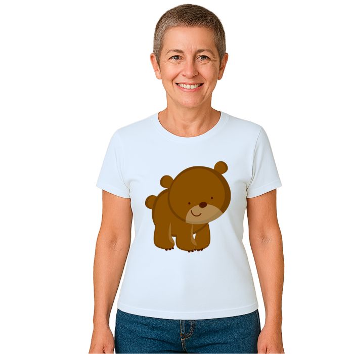 Camiseta Ursinho Super Feliz Estampa Personalizada