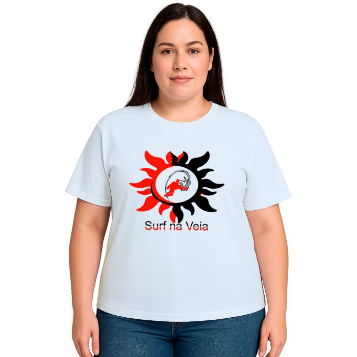 Camiseta Surf Na Veia Surfista Estampa Personalizada