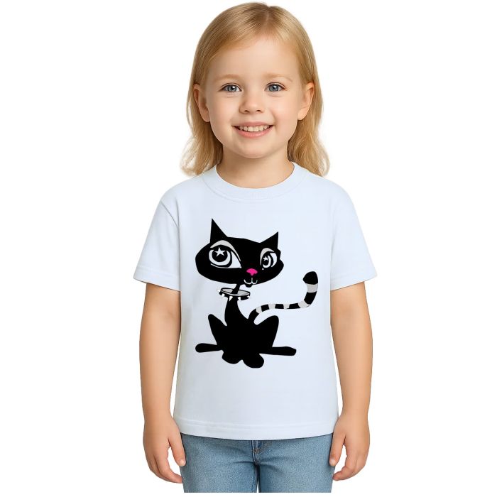 Camiseta Gata Punk Cat Personalizada Pets Gatinha