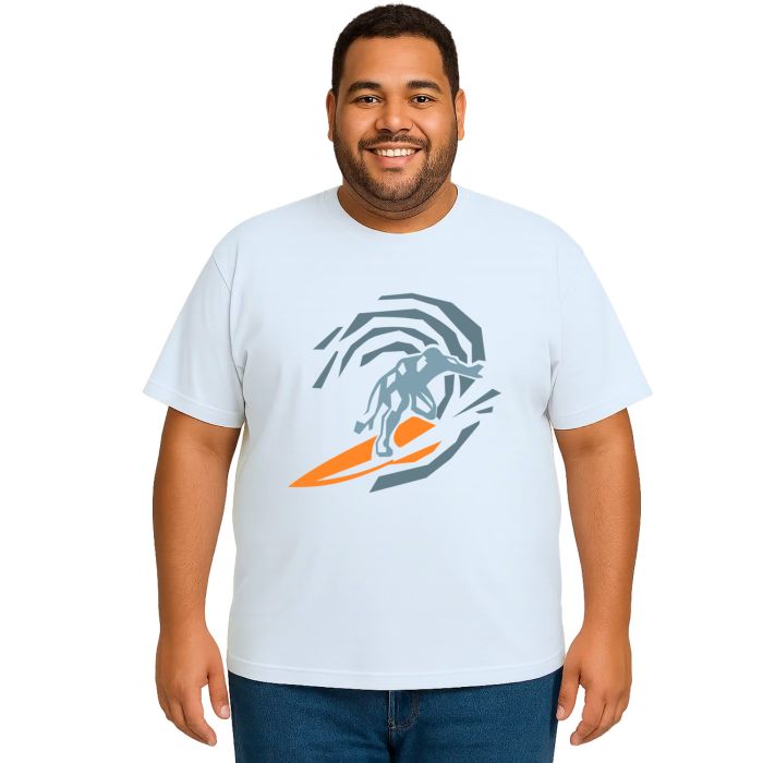 Camiseta Surf Stamp Style Surfista Estampa Personalizada