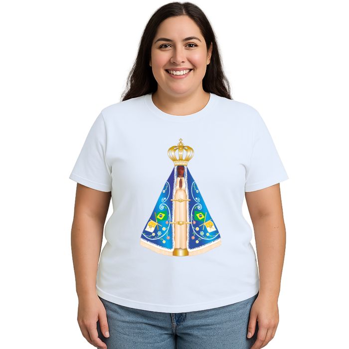 Camiseta Nossa Senhora De Aparecida Personalizada