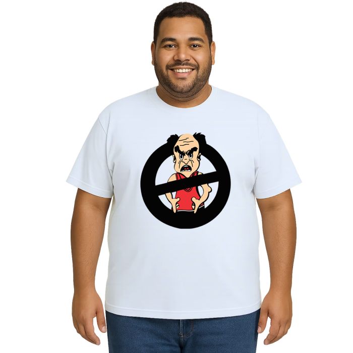 Camiseta Proibido Encher O Saco Estampa Personalizada