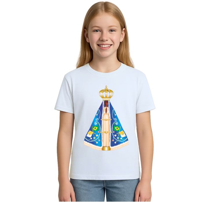 Camiseta Nossa Senhora De Aparecida Personalizada