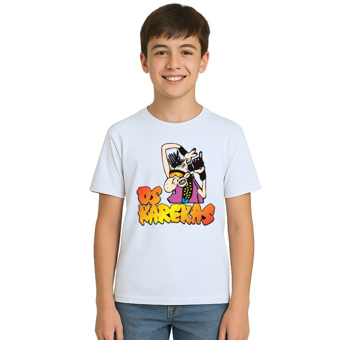 Camiseta Os Karekas Moicano Carecas Estampa Personalizada