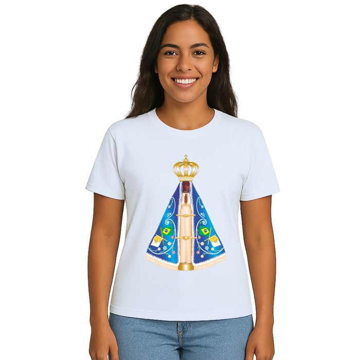 Camiseta Nossa Senhora De Aparecida Personalizada