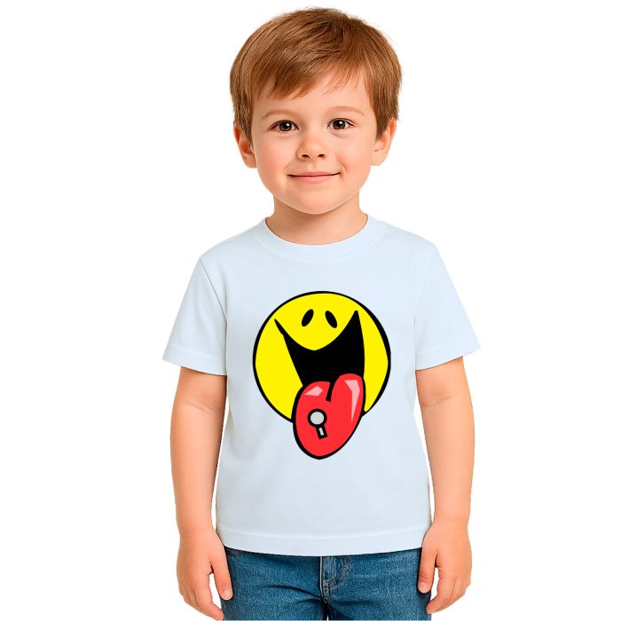 Camiseta Smile Piercing Criativa Estampa Personalizada
