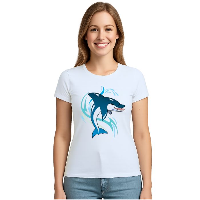 Camiseta Golfinho Dolphin Estampa Personalizada