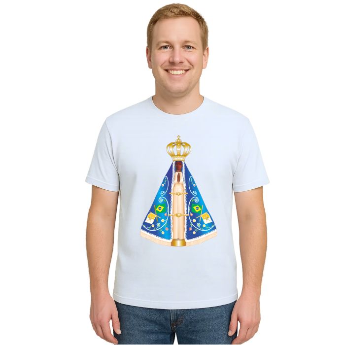 Camiseta Nossa Senhora De Aparecida Personalizada