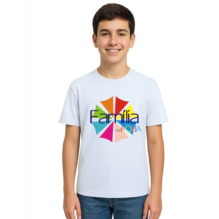 Camiseta Carnaval Família Na Folia Personalizada