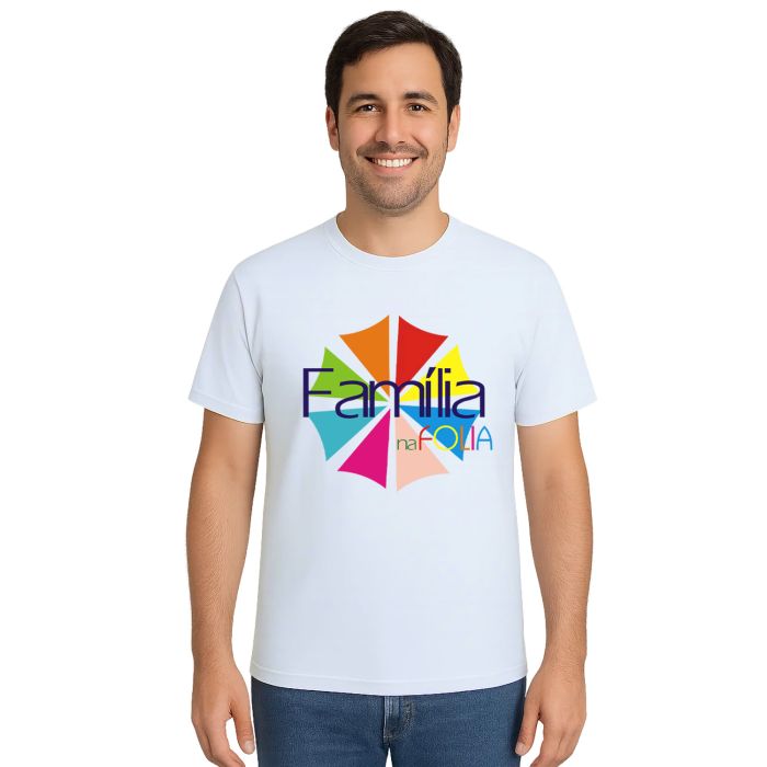 Camiseta Carnaval Família Na Folia Personalizada
