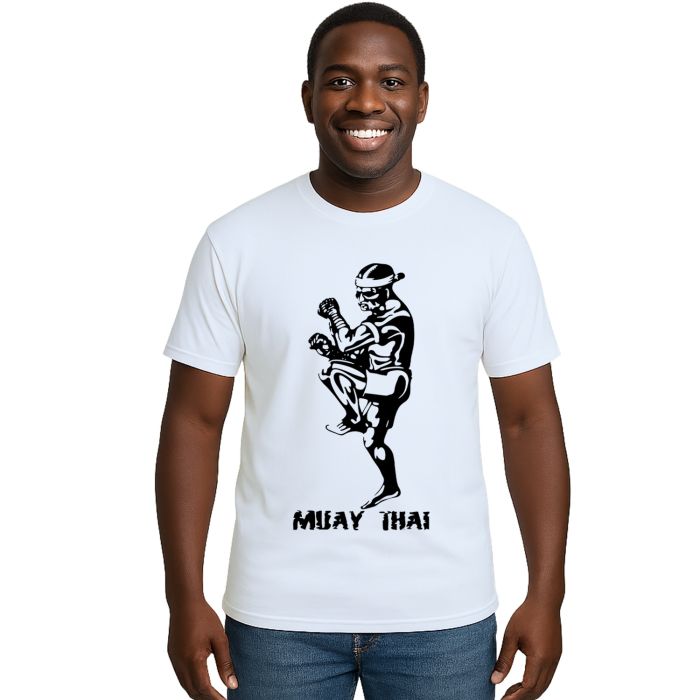 Camiseta Muay Thai Lutador Estampa Personalizada