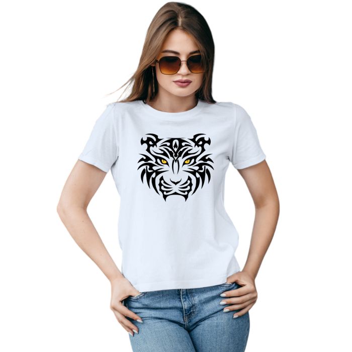 Camiseta Tribal Tigre Selva Estampa Personalizada