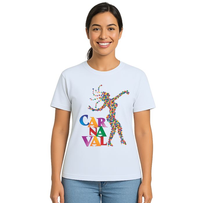 Camiseta Carnaval Sambista Estrelas Personalizada