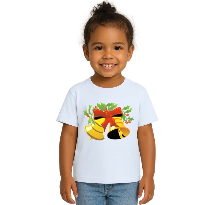 Camiseta Natalina Sinos De Natal Estampa Personalizada