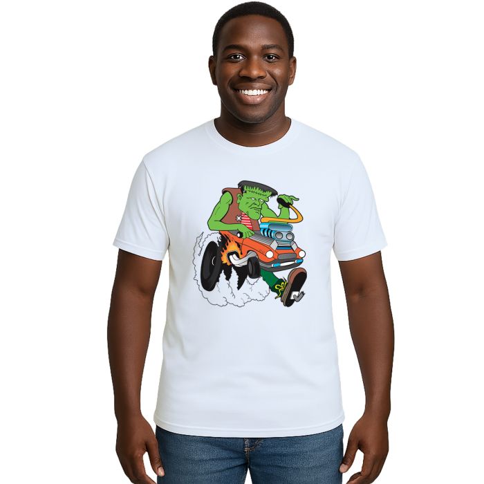 Camiseta Frankenstein Dragster Estampa Personalizada