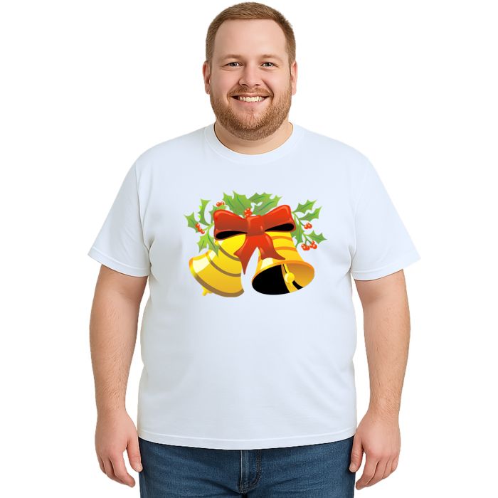 Camiseta Natalina Sinos De Natal Estampa Personalizada