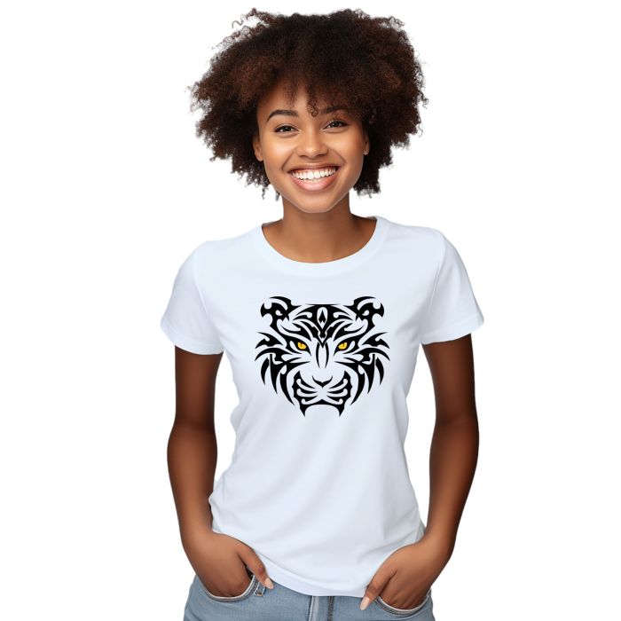 Camiseta Tribal Tigre Selva Estampa Personalizada