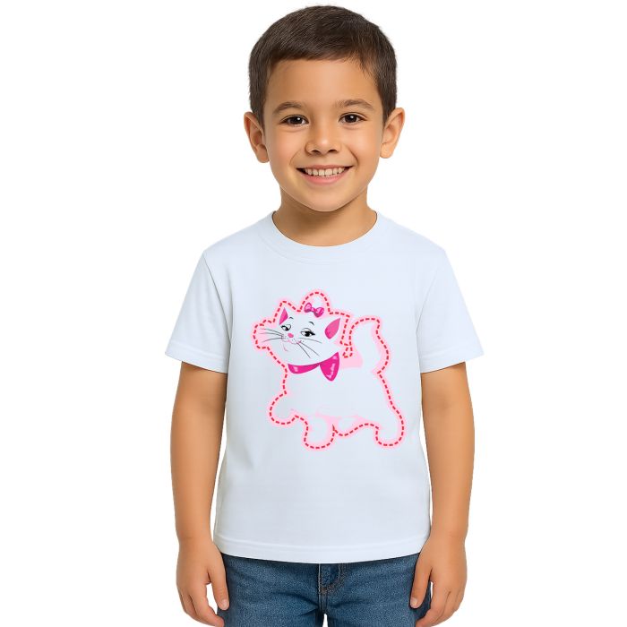 Camiseta Gata Traços Gatinha Pet Estampa Personalizada