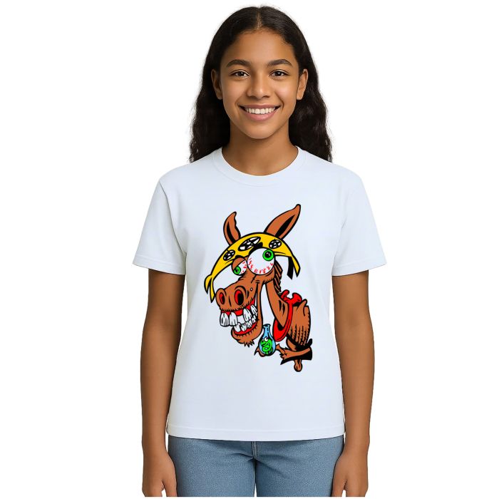 Camiseta Jumento Louco Engraçada Estampa Personalizada