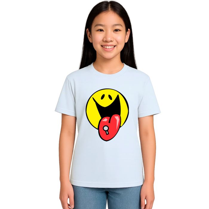 Camiseta Smile Piercing Criativa Estampa Personalizada