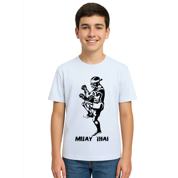 Camiseta Muay Thai Lutador Estampa Personalizada