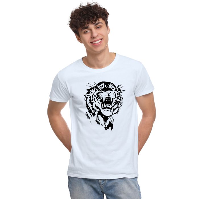 Camiseta Tigre Black Face Tiger Estampa Personalizada