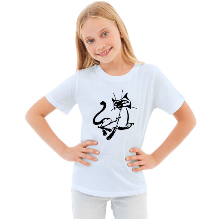 Camiseta Gata Gatinha Pet Estampa Personalizada