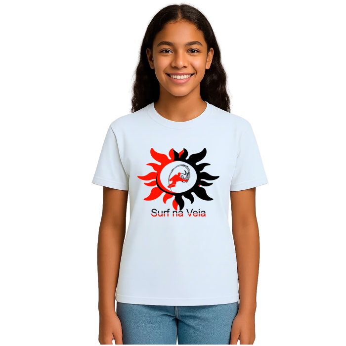 Camiseta Surf Na Veia Surfista Estampa Personalizada