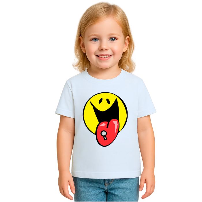 Camiseta Smile Piercing Criativa Estampa Personalizada