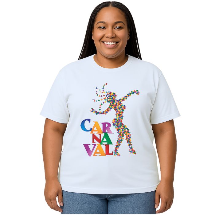Camiseta Carnaval Sambista Estrelas Personalizada