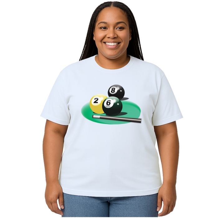Camiseta Sinuca Snooker Bilhar Estampa Personalizada