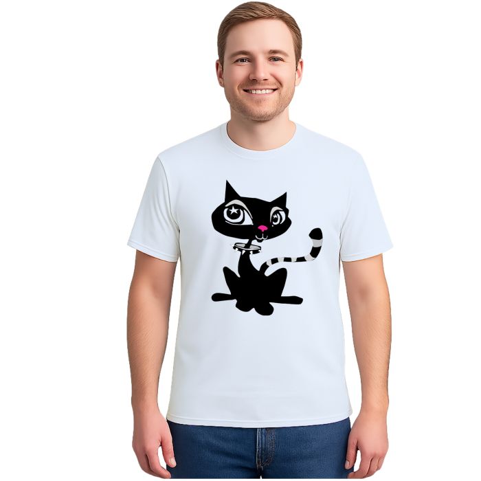 Camiseta Gata Punk Cat Personalizada Pets Gatinha